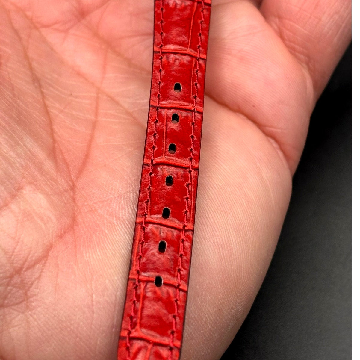 Brighton Waterford W10017 Womens Reversible Red Black Leather Strap Watch NIBWT