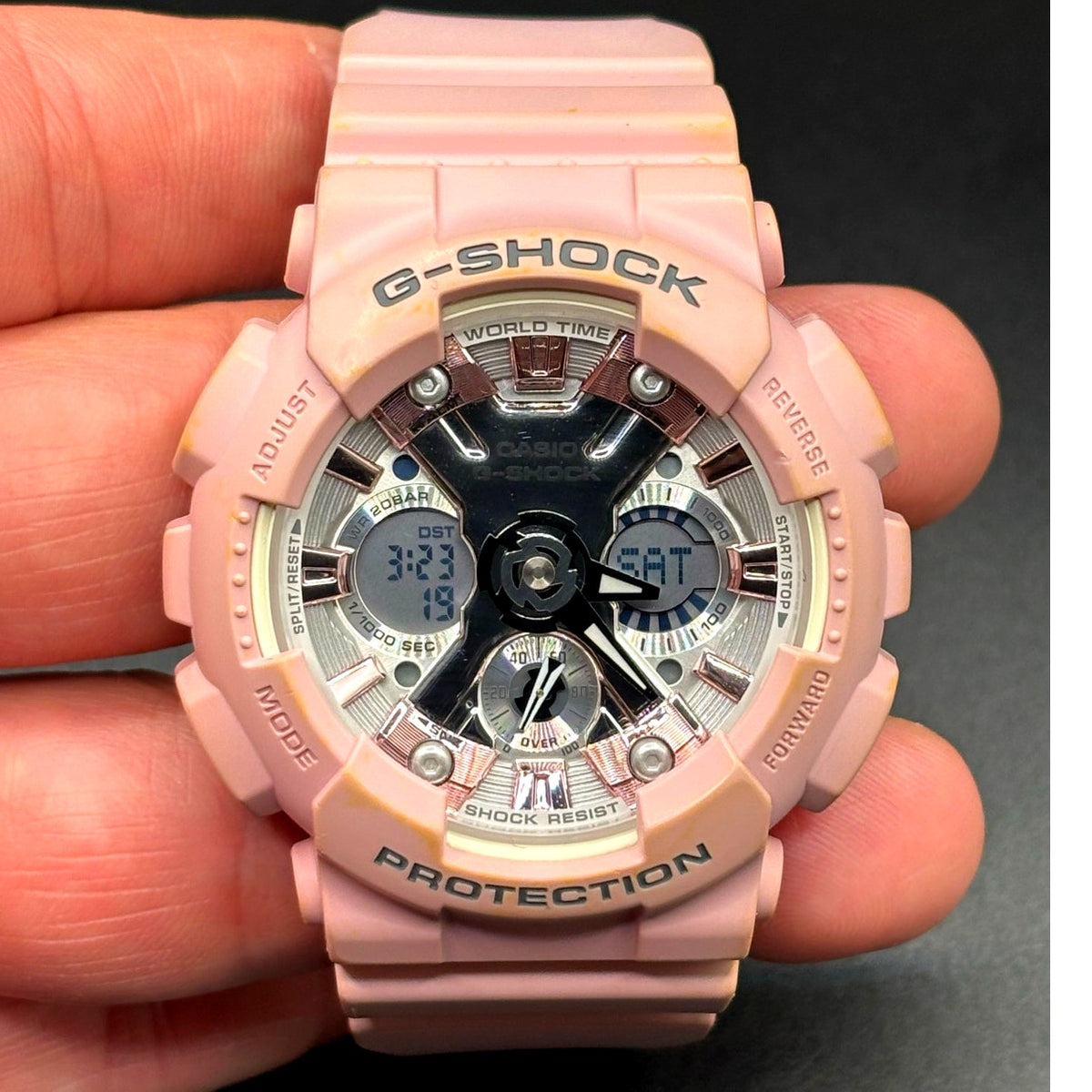 Casio G-Shock GMA-S120NP-4A Neo Punk Pink Analog Digital Women’s Watch
