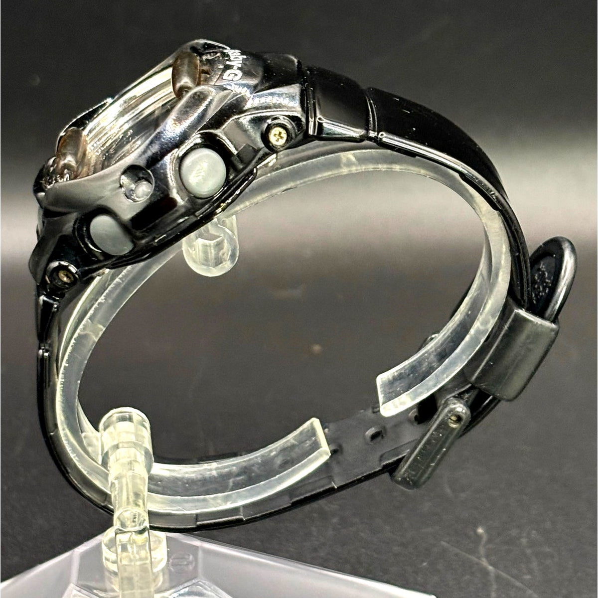Casio Baby-G BG-169R-1 Glossy Black Digital Data Bank 200M Women’s Watch