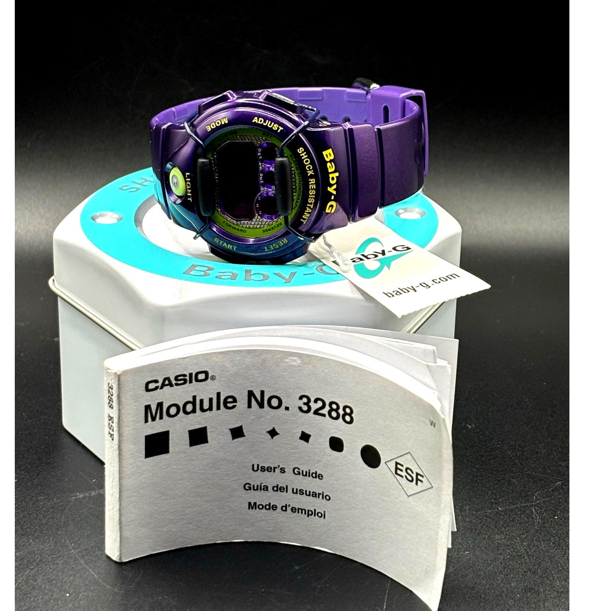 Casio Baby-G BG-1005M-6 Tropical Purple Digital Women’s Watch NIBWT