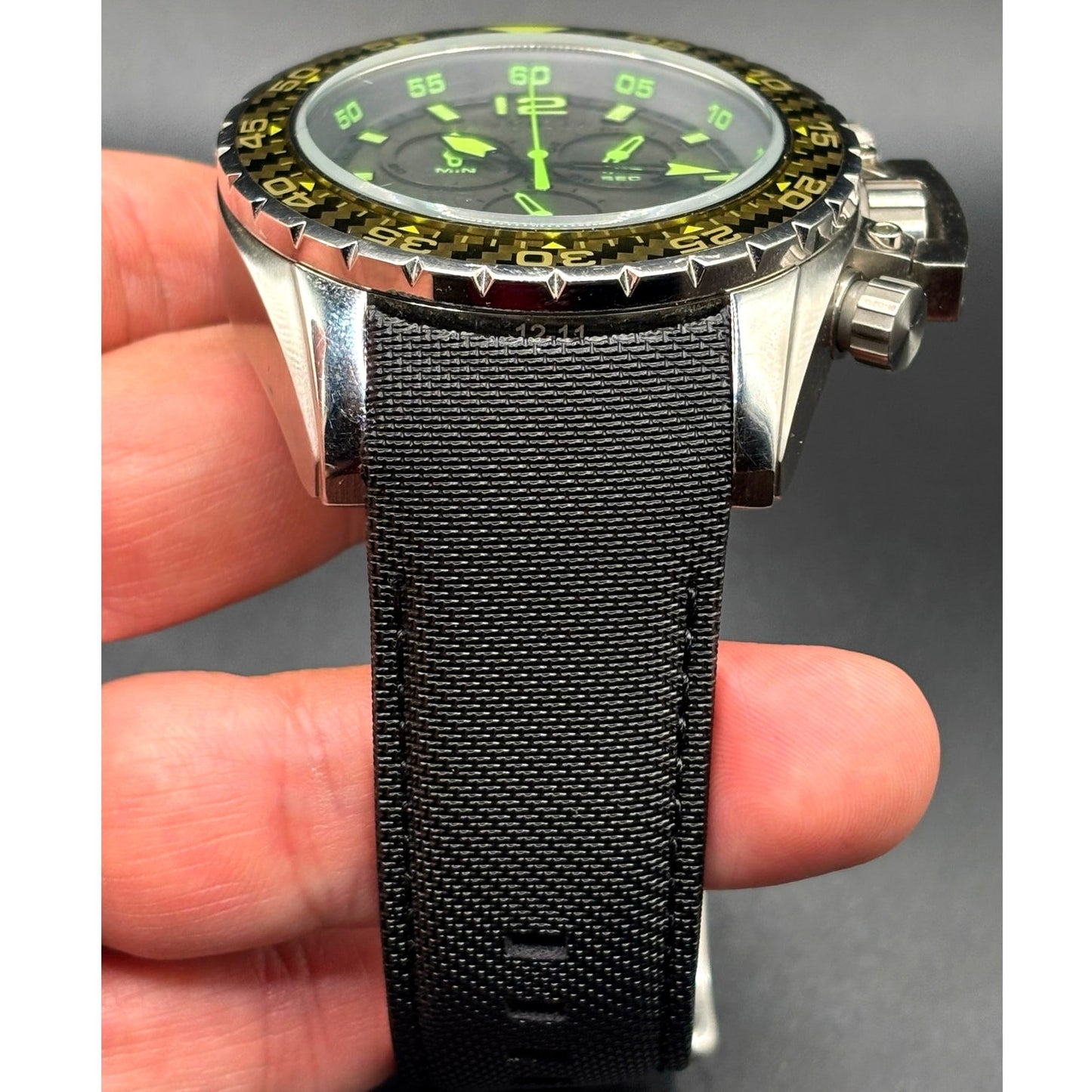 Invicta Corduba 12451 Chronograph Swiss Quartz Movement 50mm Nylon Strap Watch