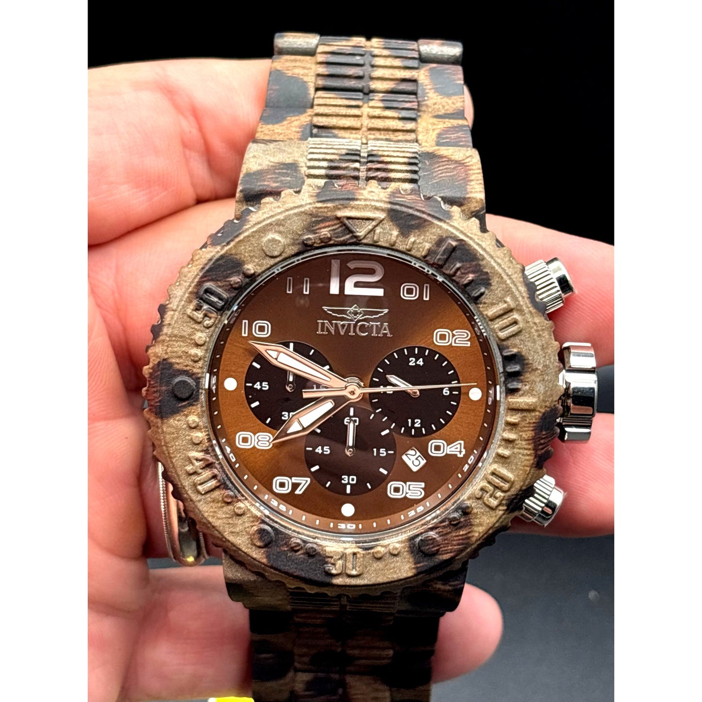 Invicta 48620 Pro Diver Werewolf Men's Stainless Steel Watch 52mm Aqua Plating