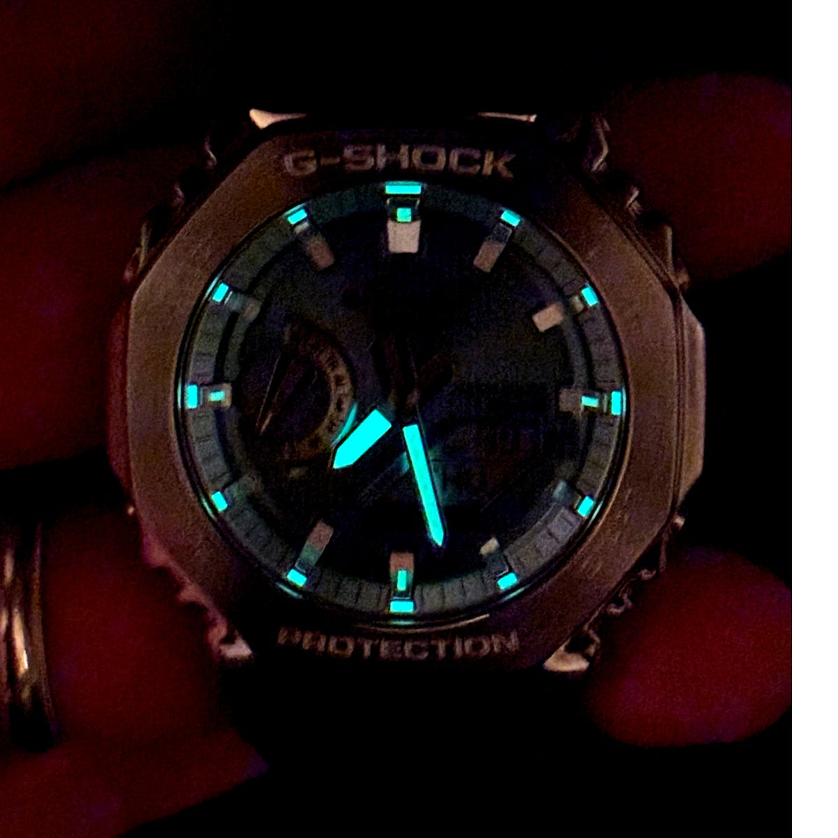 Casio G-Shock G-Steel GBM2100A-1A2 Tough Solar Bluetooth Blue Dial Watch NIB