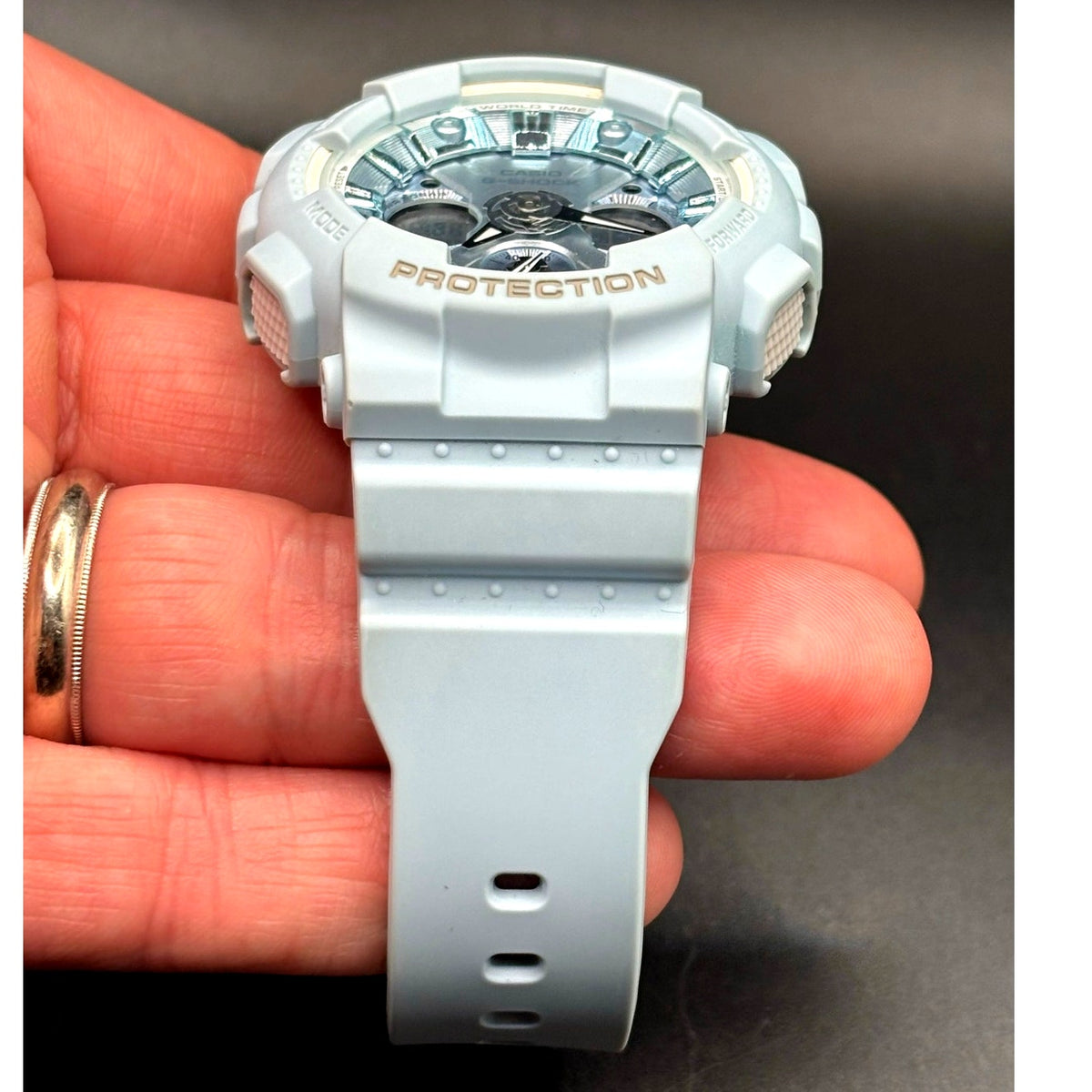Casio G-Shock GMA-S120DP-2A S-Series Pastel Blue Analog Digital Women's Watch