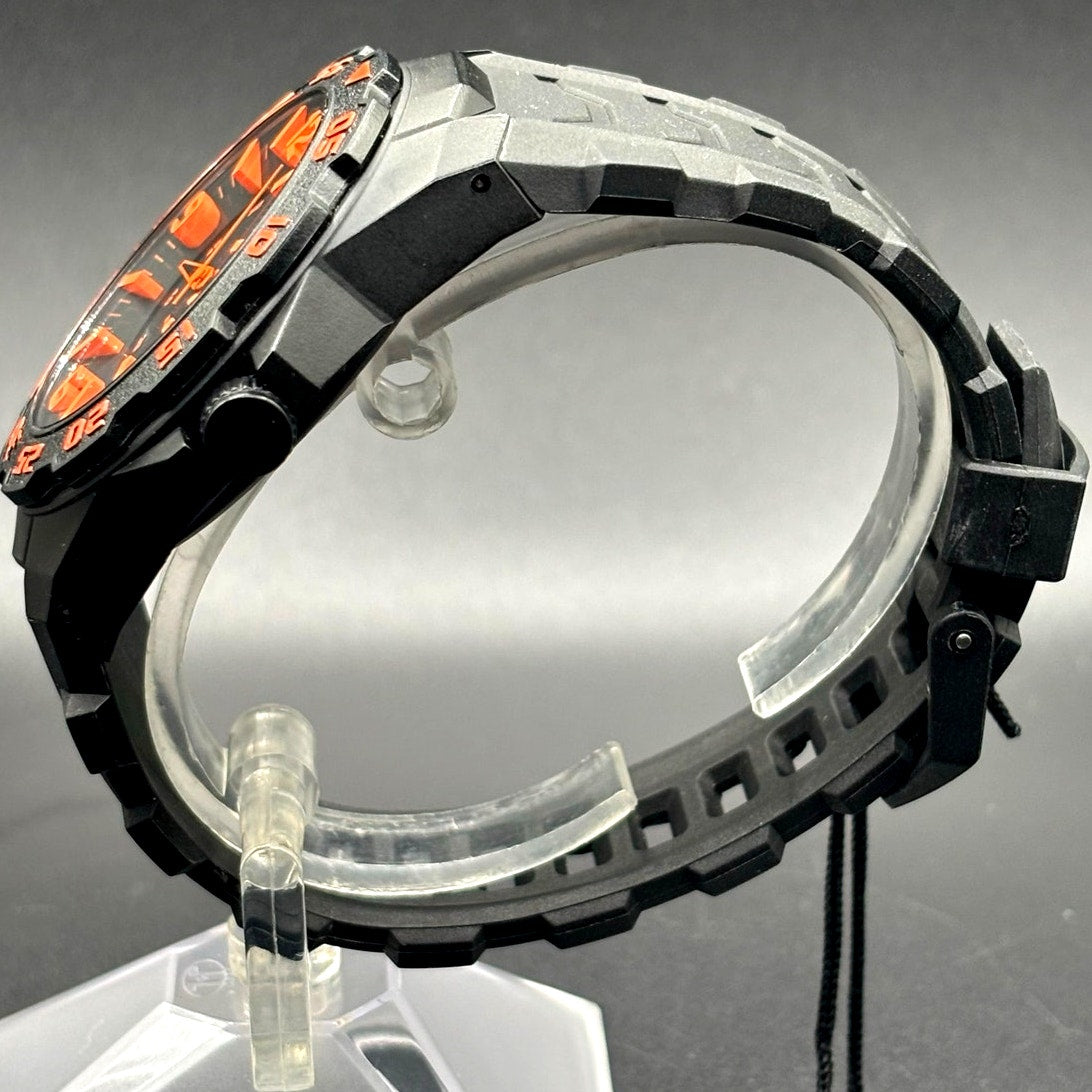 CAT Caterpillar Motion LB.111.21.134 Black Orange 45mm Men's Watch NIBWT