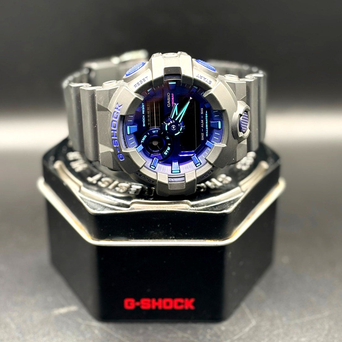 Casio G-Shock GA700VB-1A Virtual Blue Analog Digital Men’s Watch
