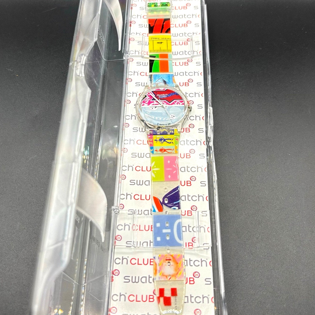 Swatch GZ177 Lots Of Swatch 2002 Club Special Gent Unisex Watch NIB Vintage