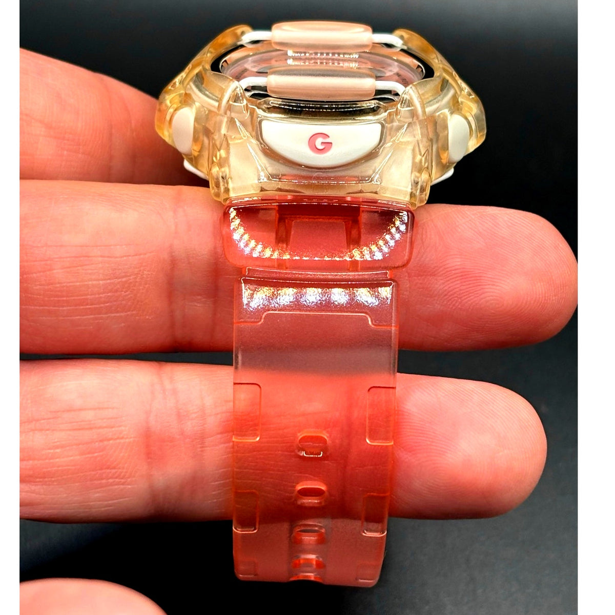 Casio Baby-G BG169R-4 Pink Clear Digital Shock Resistant 200M Women’s Watch