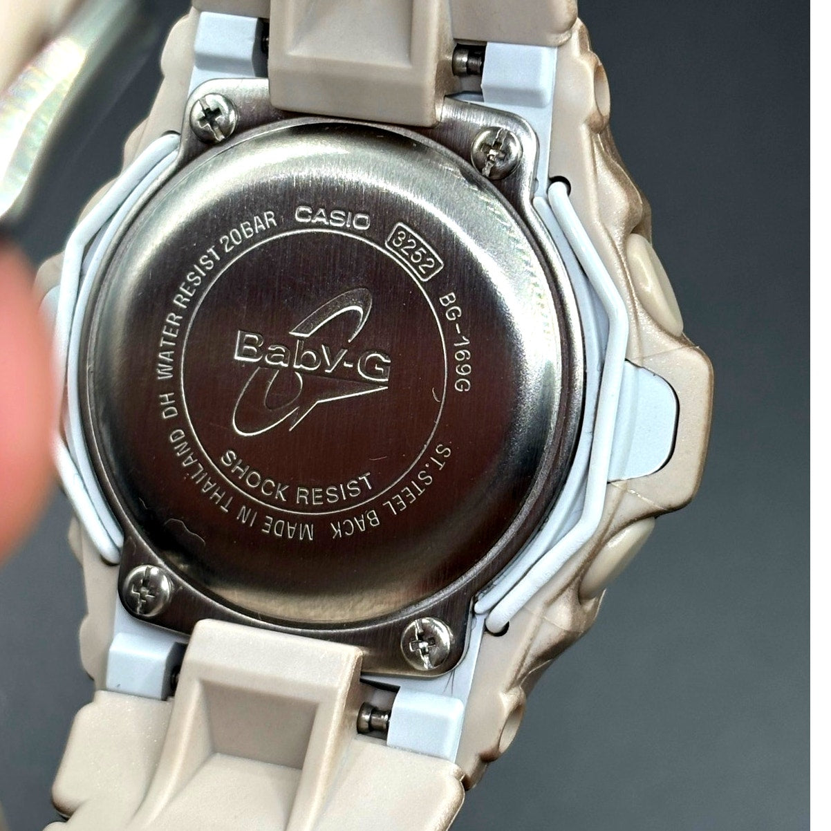 Casio Baby-G BG169G-4 Bronze Rose Gold Digital Women's Watch NIB Discontinued