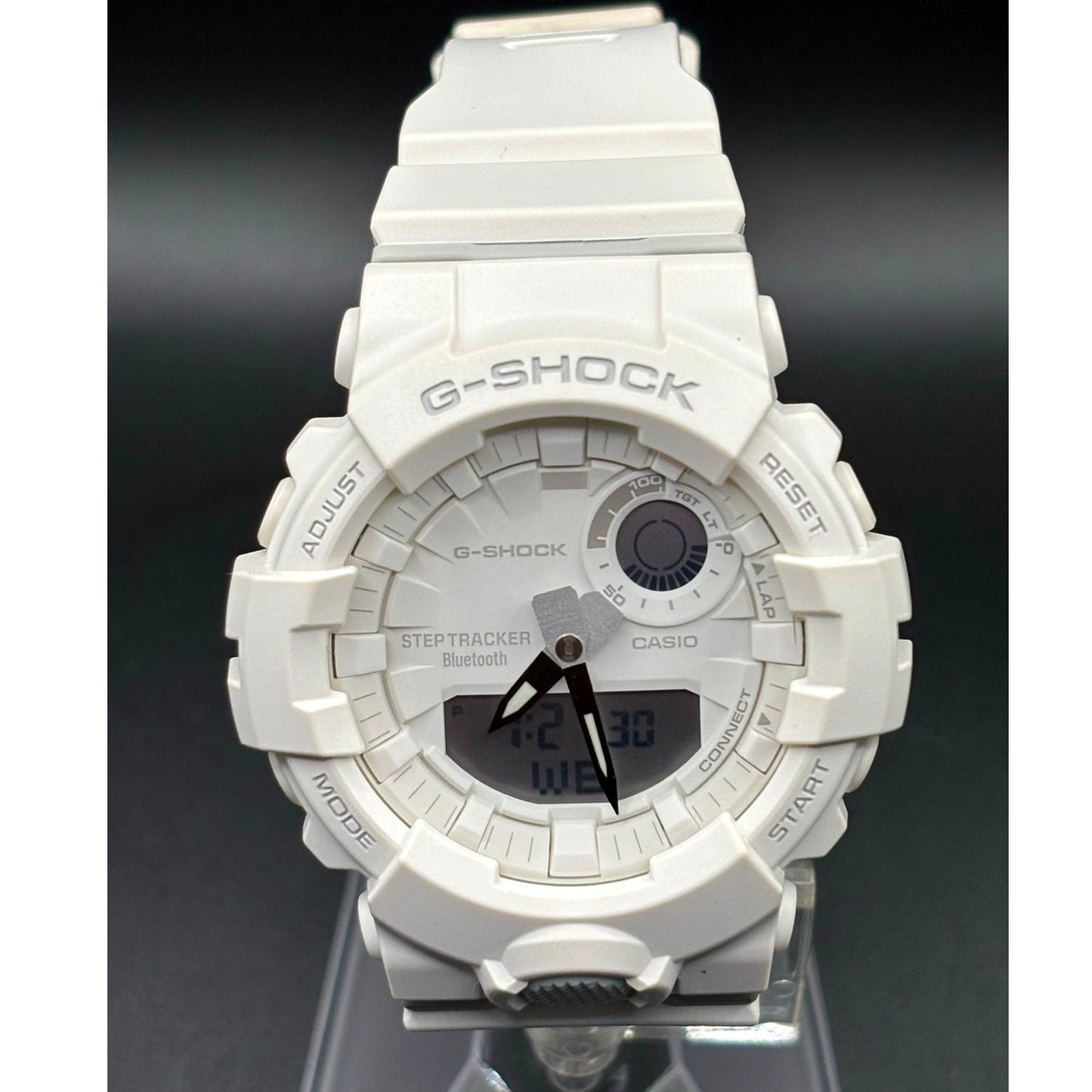 Casio G-Shock GBA800-7A Step Tracker Bluetooth White Unisex Watch NIB