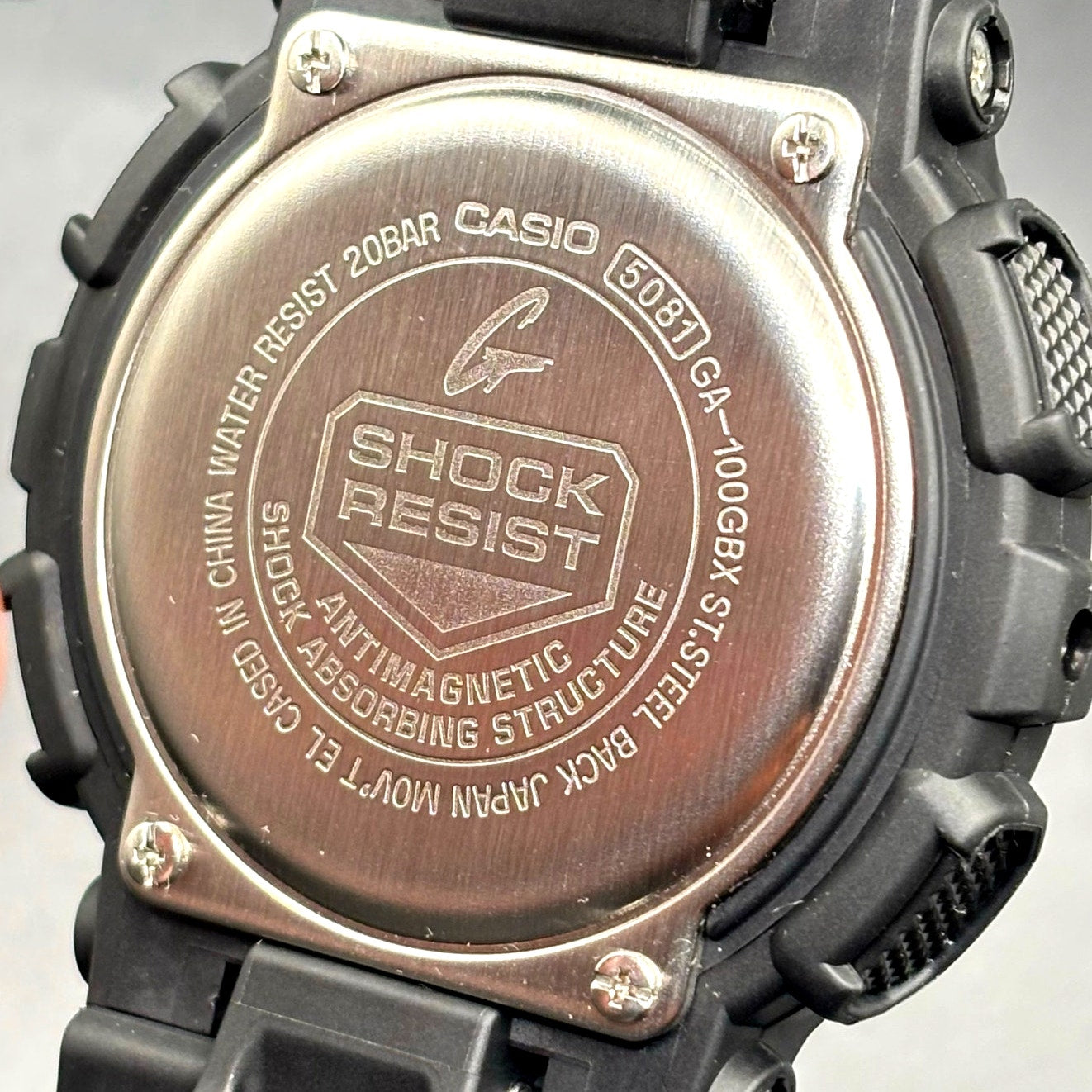 Casio G-Shock GA-100GBX-1A9 Black Gold Analog Digital 51mm Men’s Watch NIB