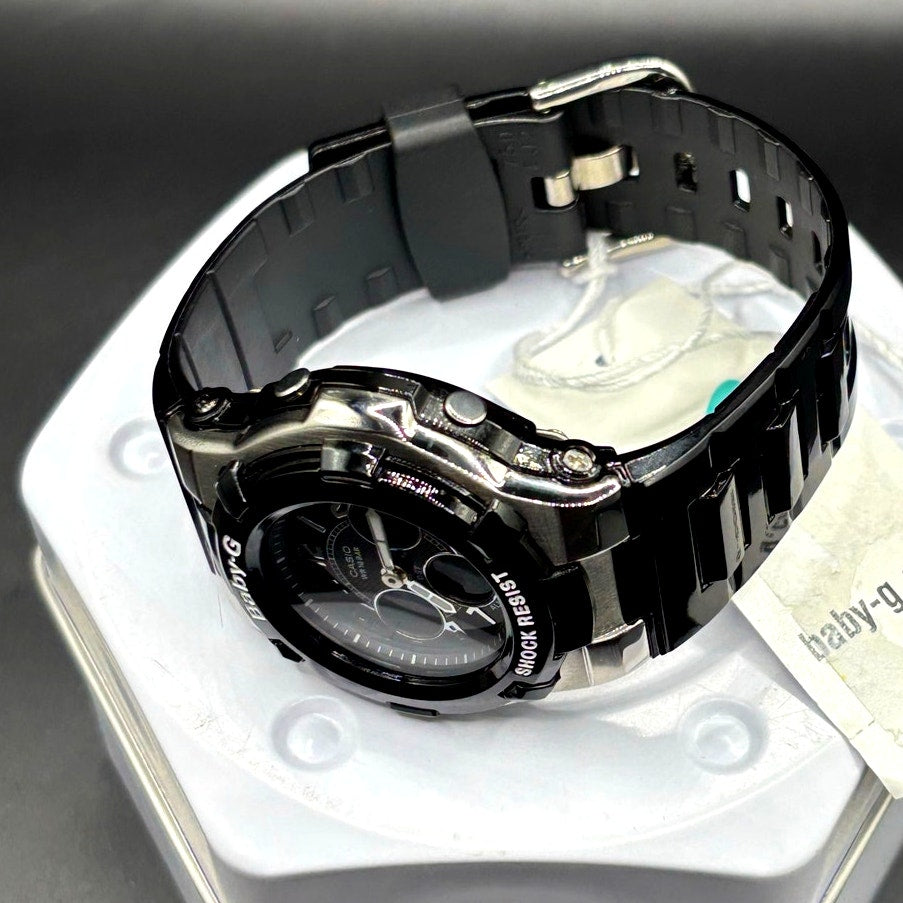 Casio Baby-G BGA110-1B2 Analog Digital Black Women’s Watch Discontinued