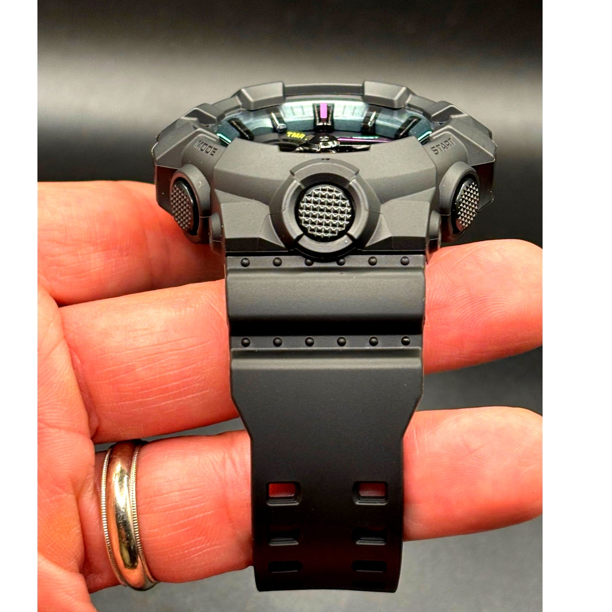Casio G-Shock GA-700MF-1A Multi Fluorescent Black Analog Digital Men’s Watch NIB