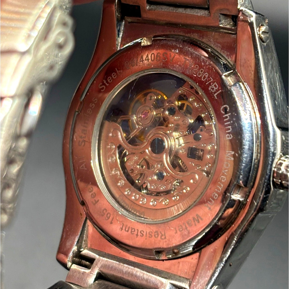 Armitron 20/4406SV Men’s Automatic Skeleton Watch 44mm Stainless Steel