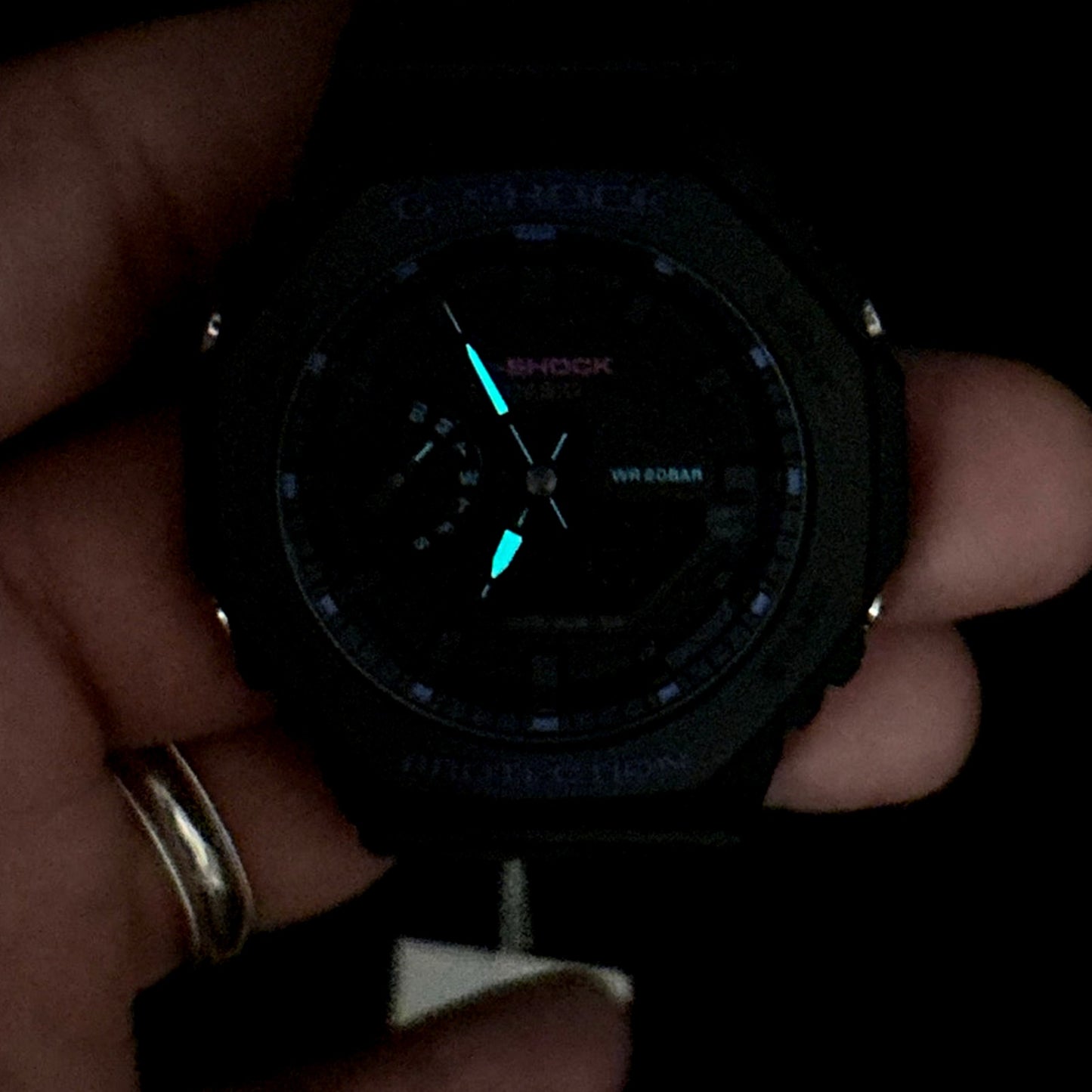 Casio G-Shock GA2100VB-1A CasiOak Virtual World Carbon Core Men's Ana-Digi Watch