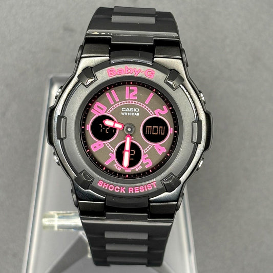 Casio Baby-G BGA-117-1B1 Black Pink Ana-Digi Women's Watch