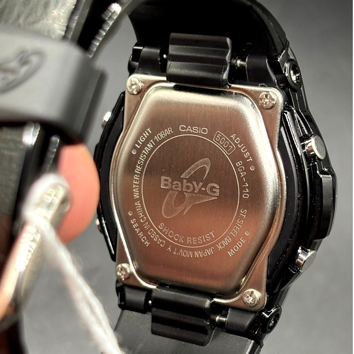 Casio Baby-G BGA110-1B2 Analog Digital Black Women’s Watch Discontinued