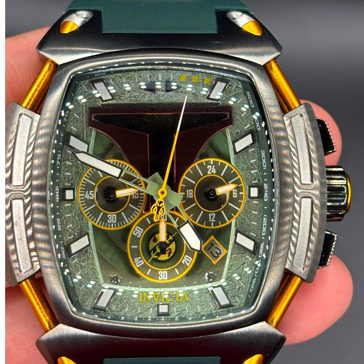 Invicta Star Wars Boba Fett Diablo 37435 LE Chronograph 53mm Watch  NIB