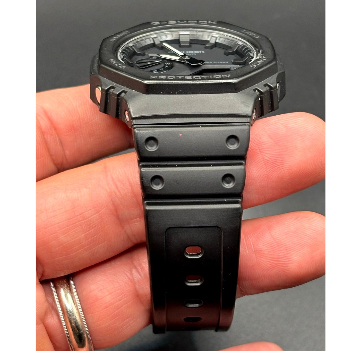 Casio G-Shock GA2100-1A1 Monochrome Black Carbon Core Analog Digital Men’s Watch