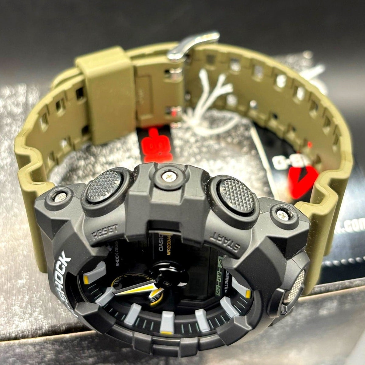 Casio G-Shock GA-710TU-1A3 Two-Tone Utility Olive Green Men’s Watch NIBWT