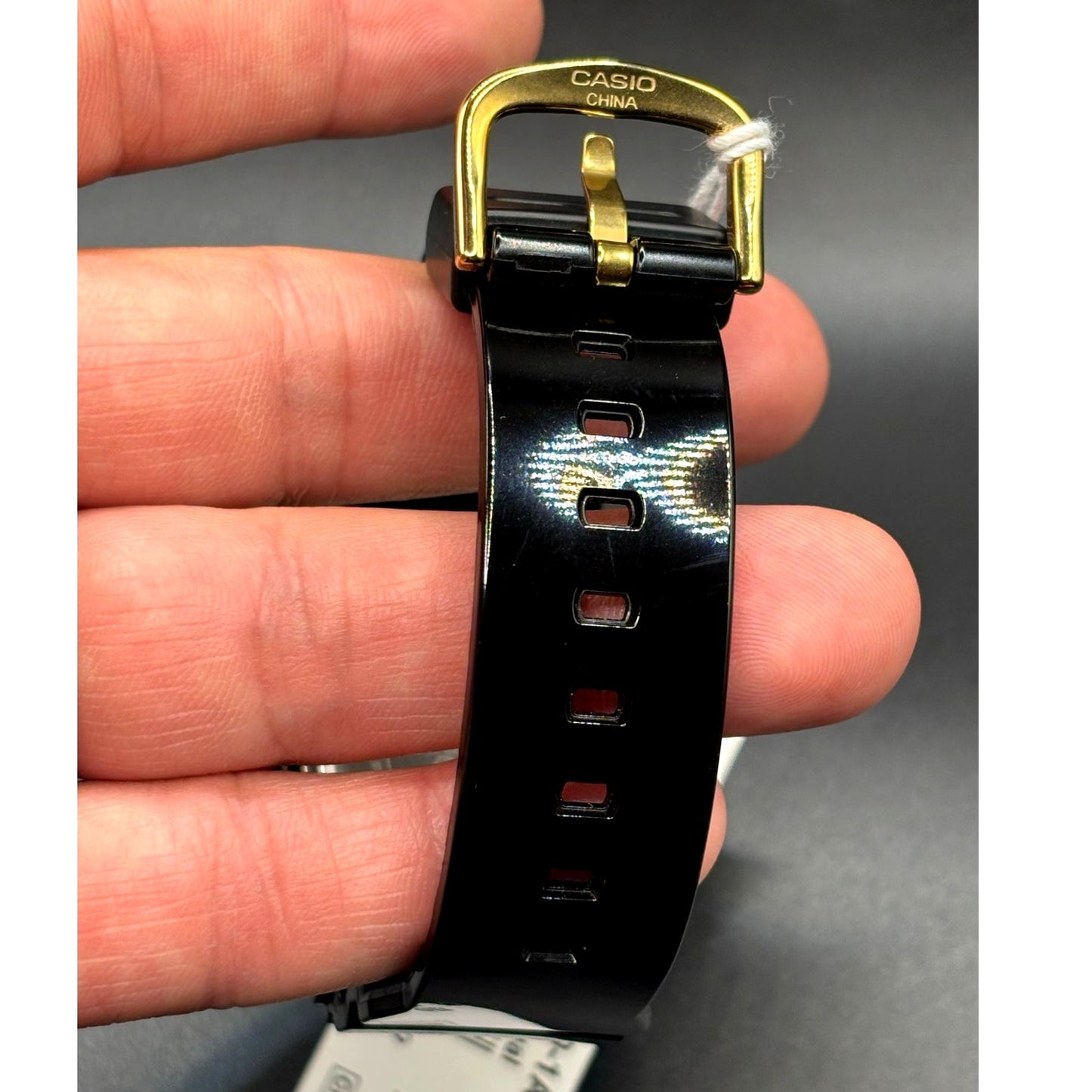 Casio Baby-G BA110-1A Black Metallic Gold Analog Digital Women's Watch NIBWT
