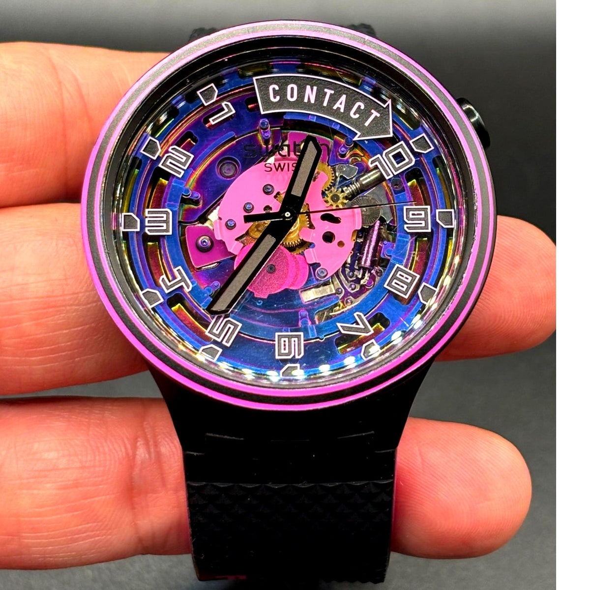 Swatch Big Bold Touchdown SB01B126 47mm Two Strap