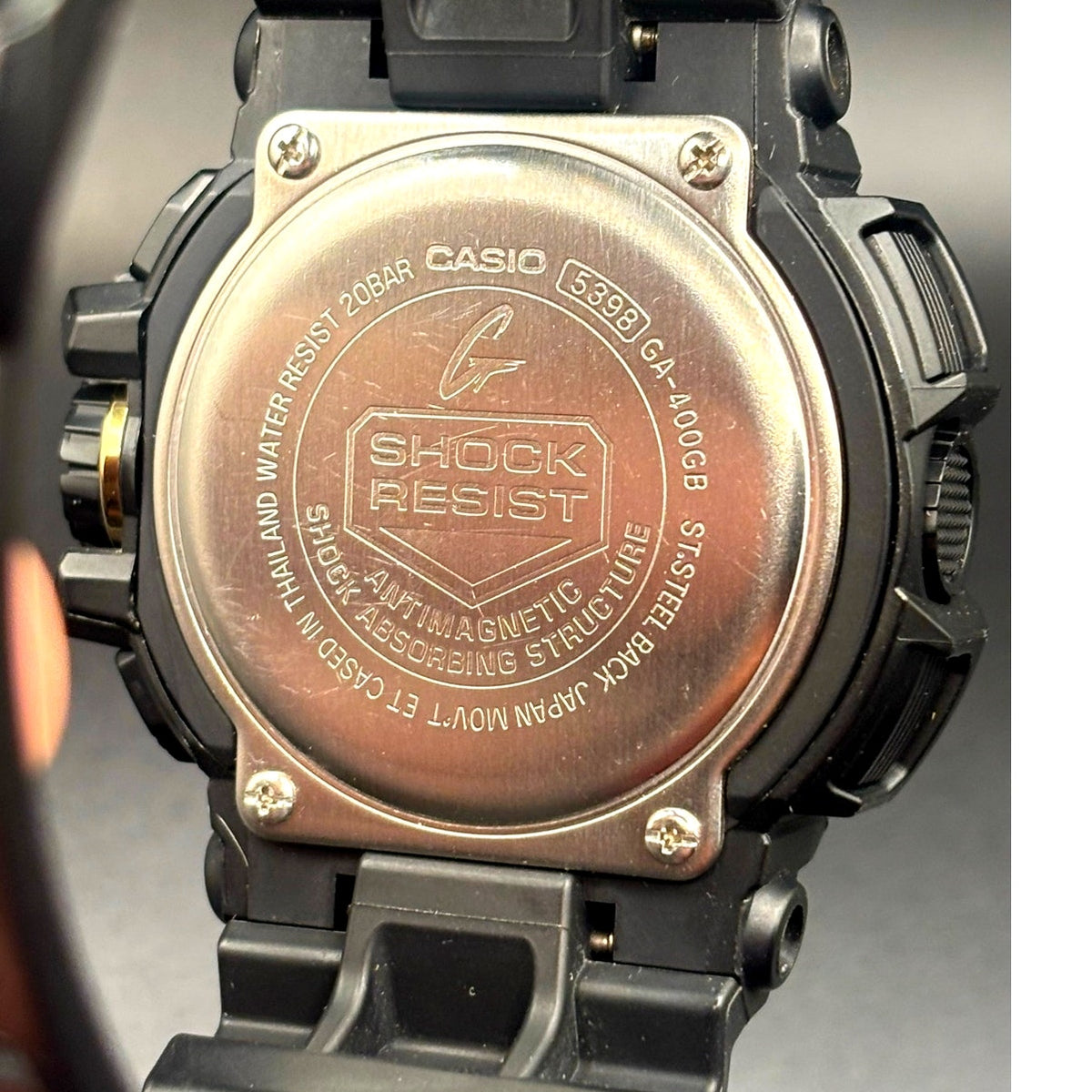 Casio G-Shock GA-400GB-1A9 Black Gold Analog Digital Men’s Watch 55mm