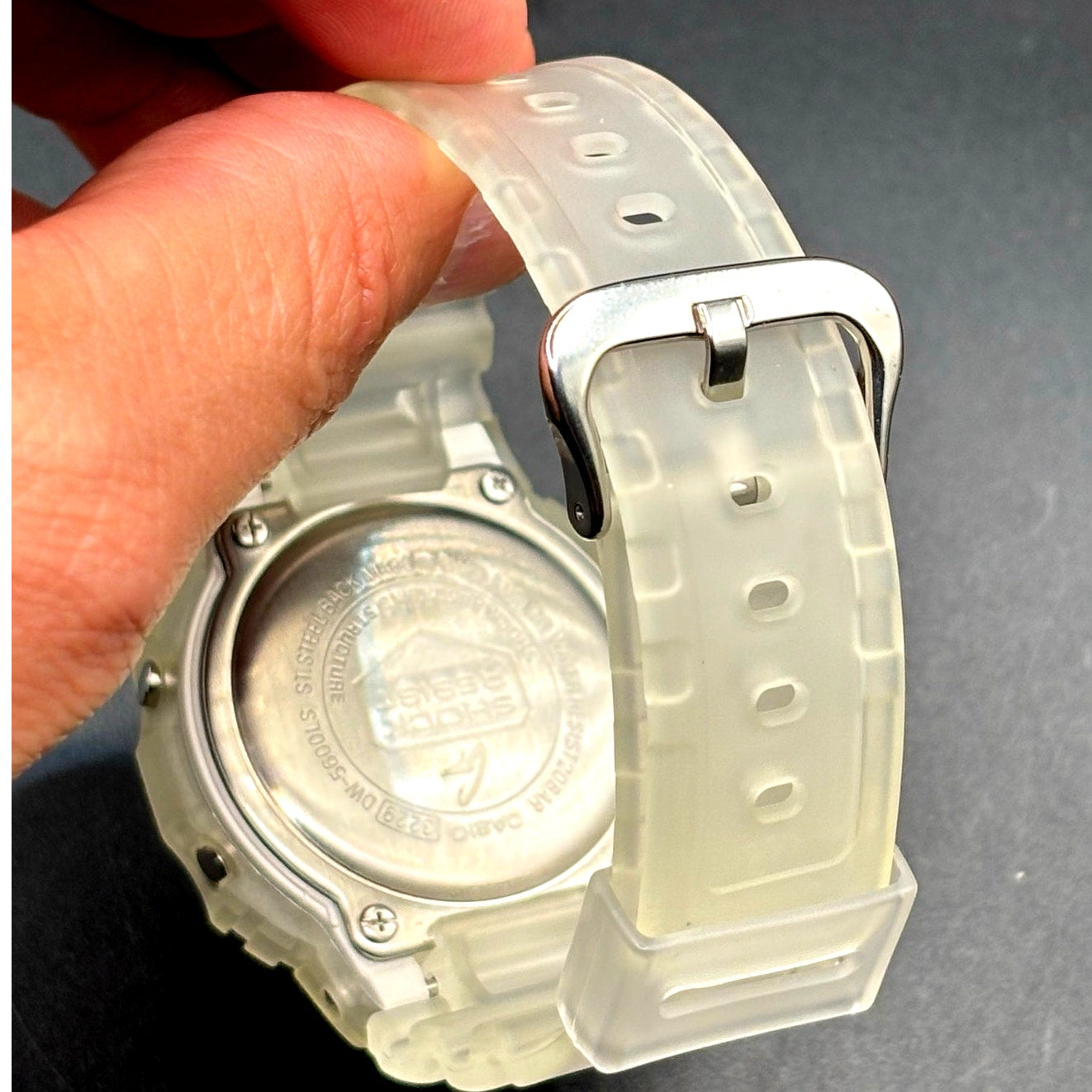 Casio G-Shock DW-5600LS-7 Color Skeleton Series Digital Translucent Watch NIB