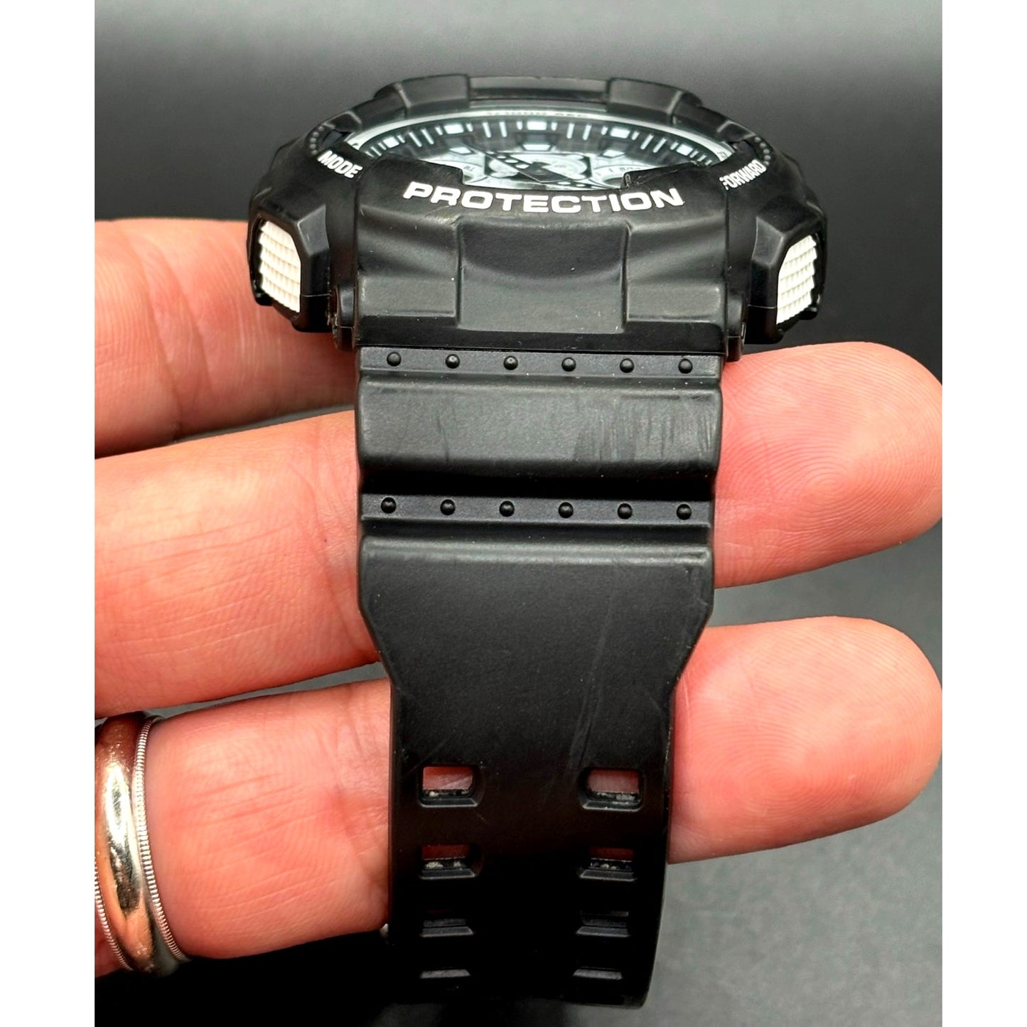 Casio G-Shock GA-100BW-1A Analog Digital Black White Men’s Watch 51mm