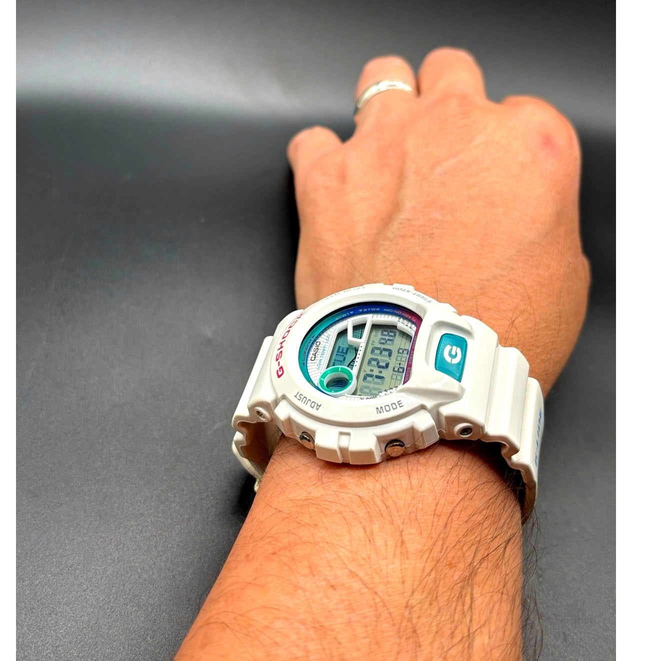 Casio G-Shock GLX-6900-7 G-LIDE White Surf Watch Tide Moon Graph