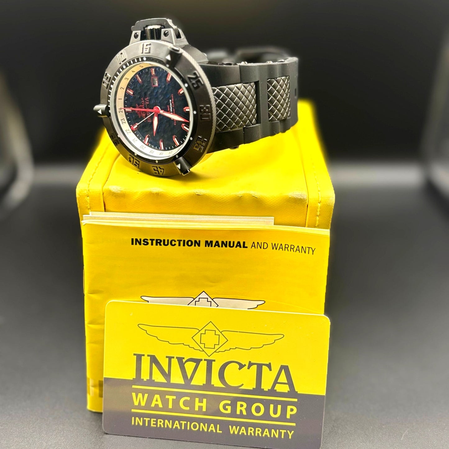 Invicta SubAqua NOMA III 13919 Mens Collector Edition GMT 500M Swiss Made NIBWT