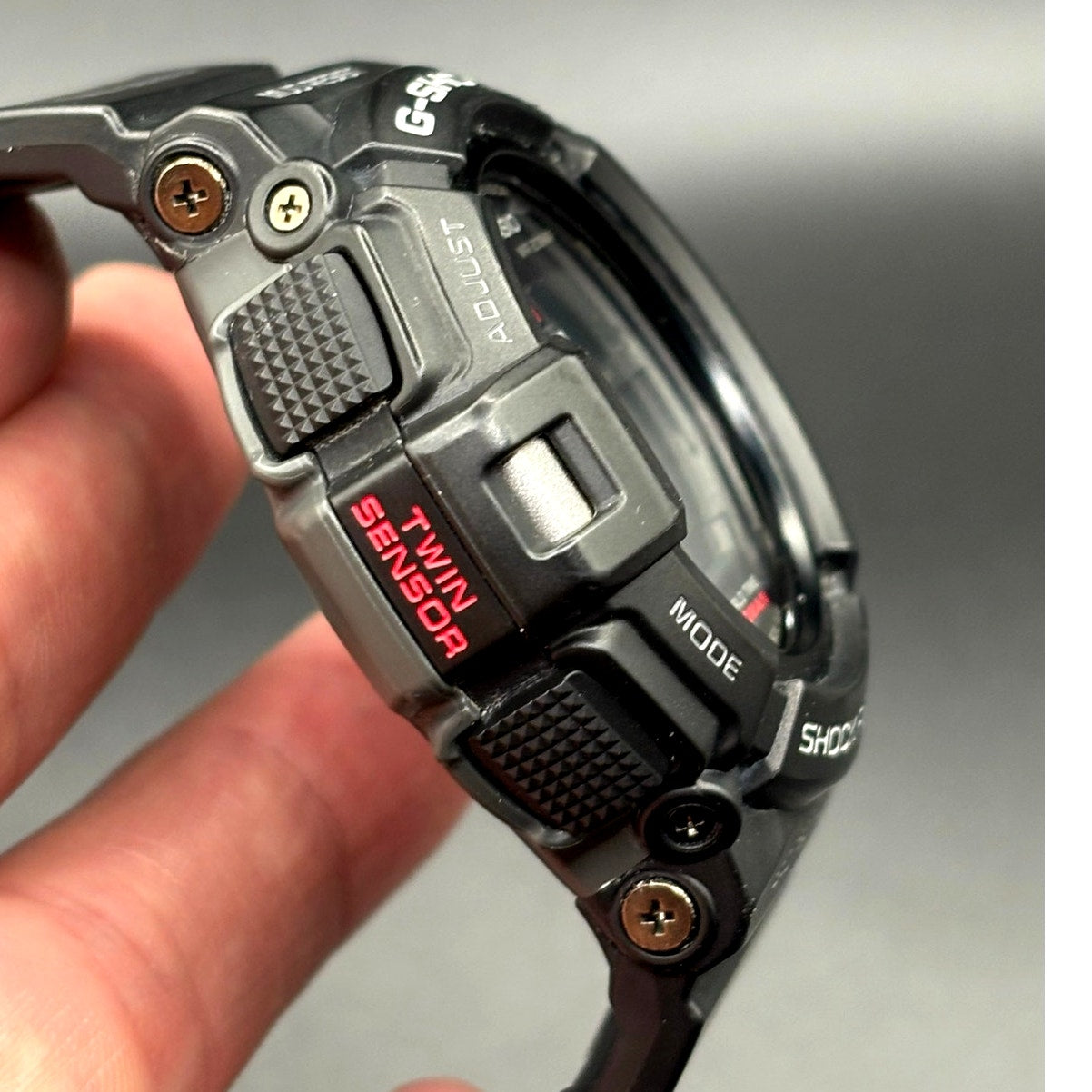 Casio G-Shock Mudman G9300-1 Tough Solar Twin Sensor Digital Men's Watch