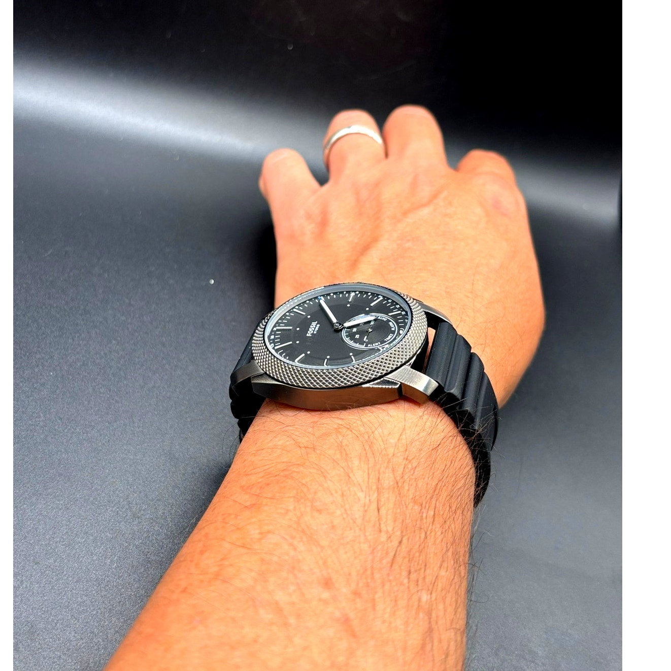Fossil Q FTW1166 Machine Hybrid Smartwatch Black Steel 45mm Men’s Watch