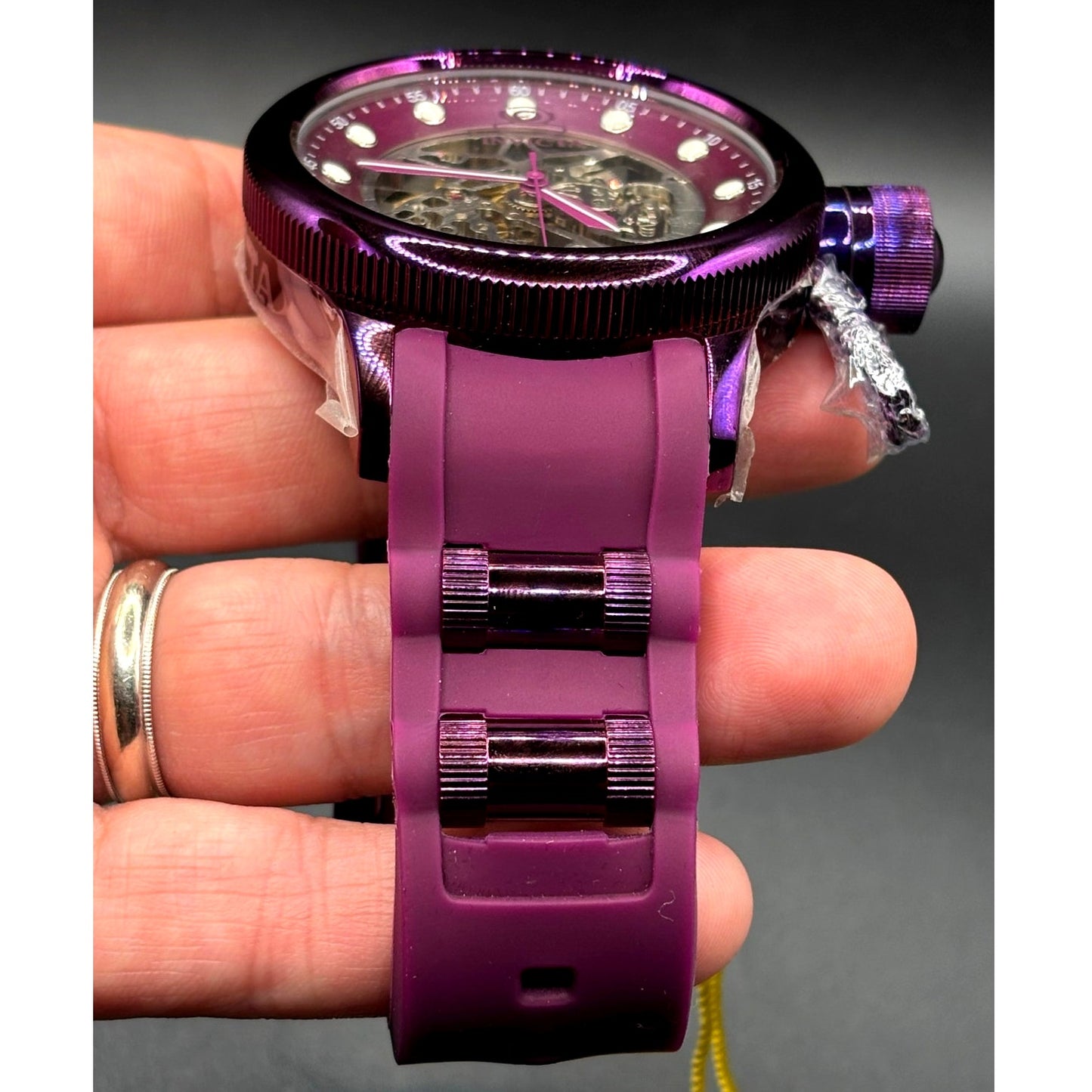 Invicta Pro Diver 40741 Automatic Skeleton Purple 51mm NIBWT