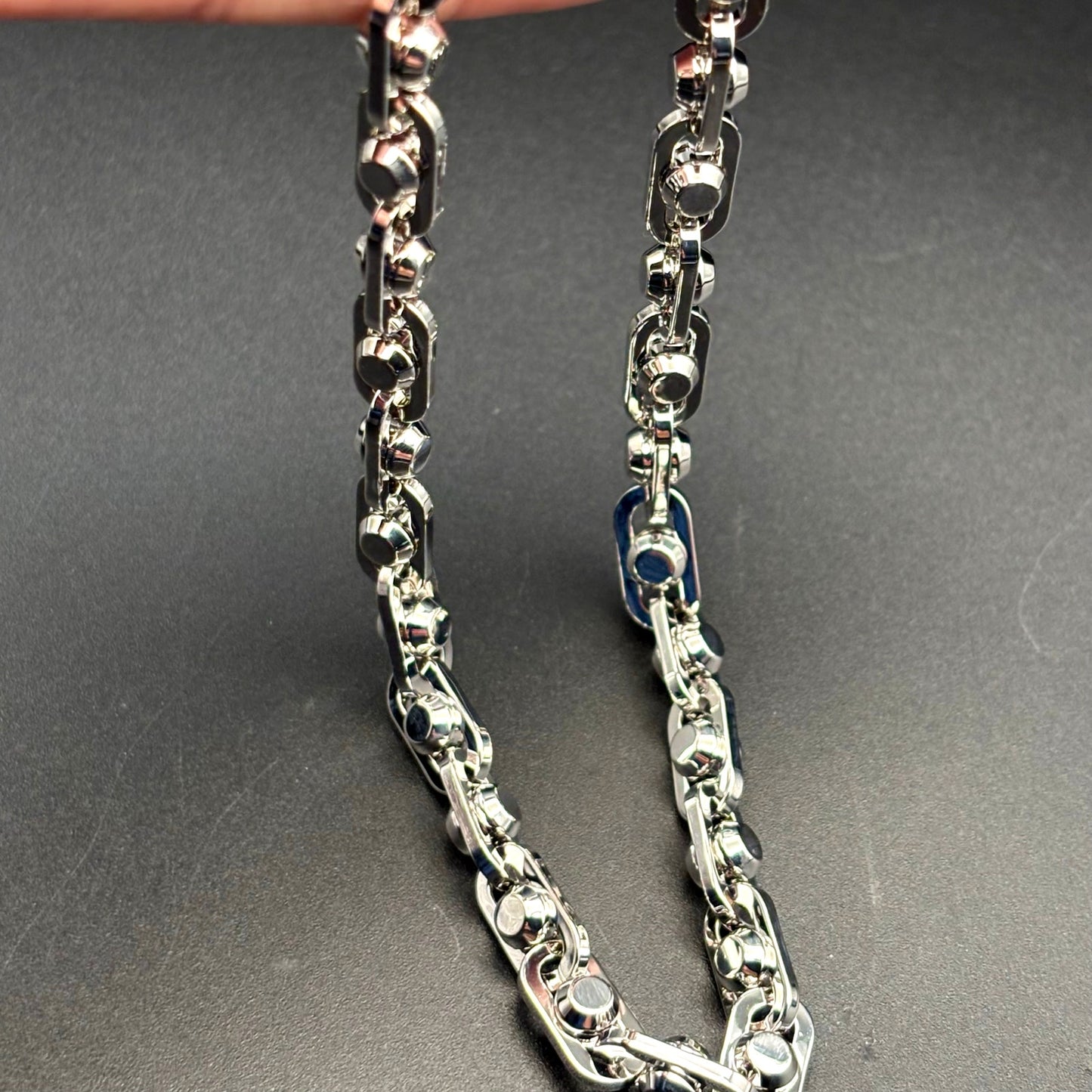 Michael Kors Astor Link Bracelet & Necklace Set Silver Tone Womens Jewelry NIBWT