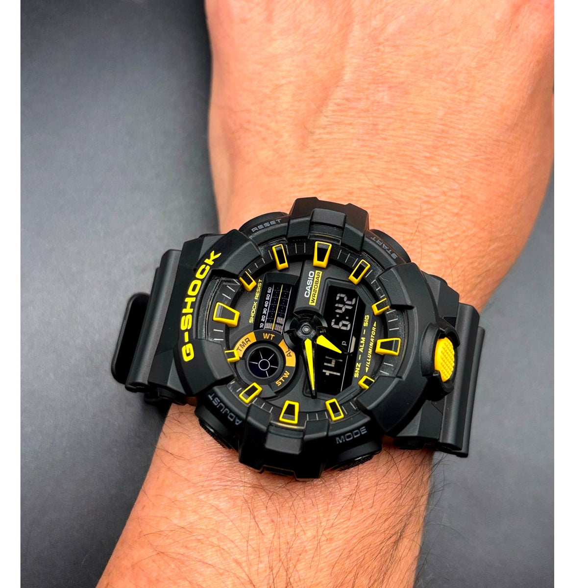 Casio G-Shock GA-700CY-1A Caution Yellow Black Analog Digital Men’s Watch