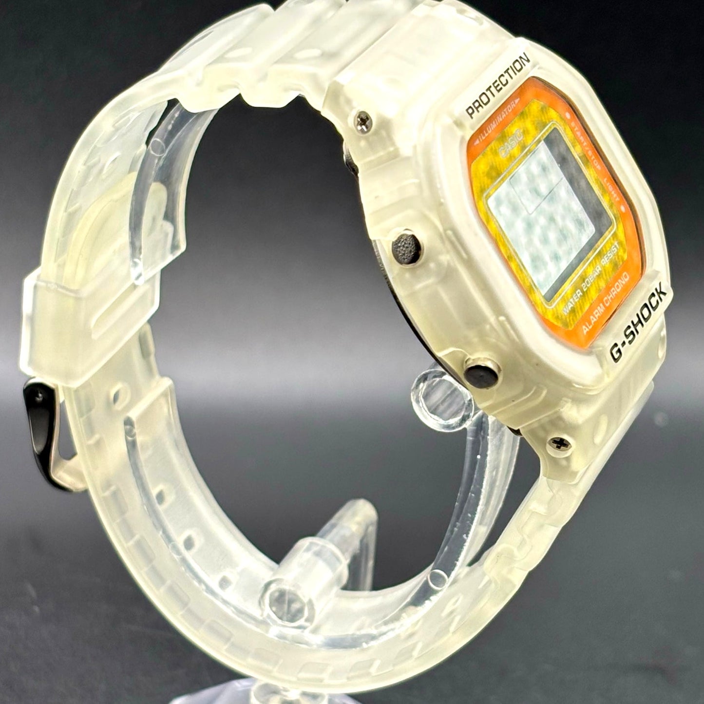 Casio G-Shock DW-5600LS-7 Color Skeleton Series Digital Translucent Watch NIB