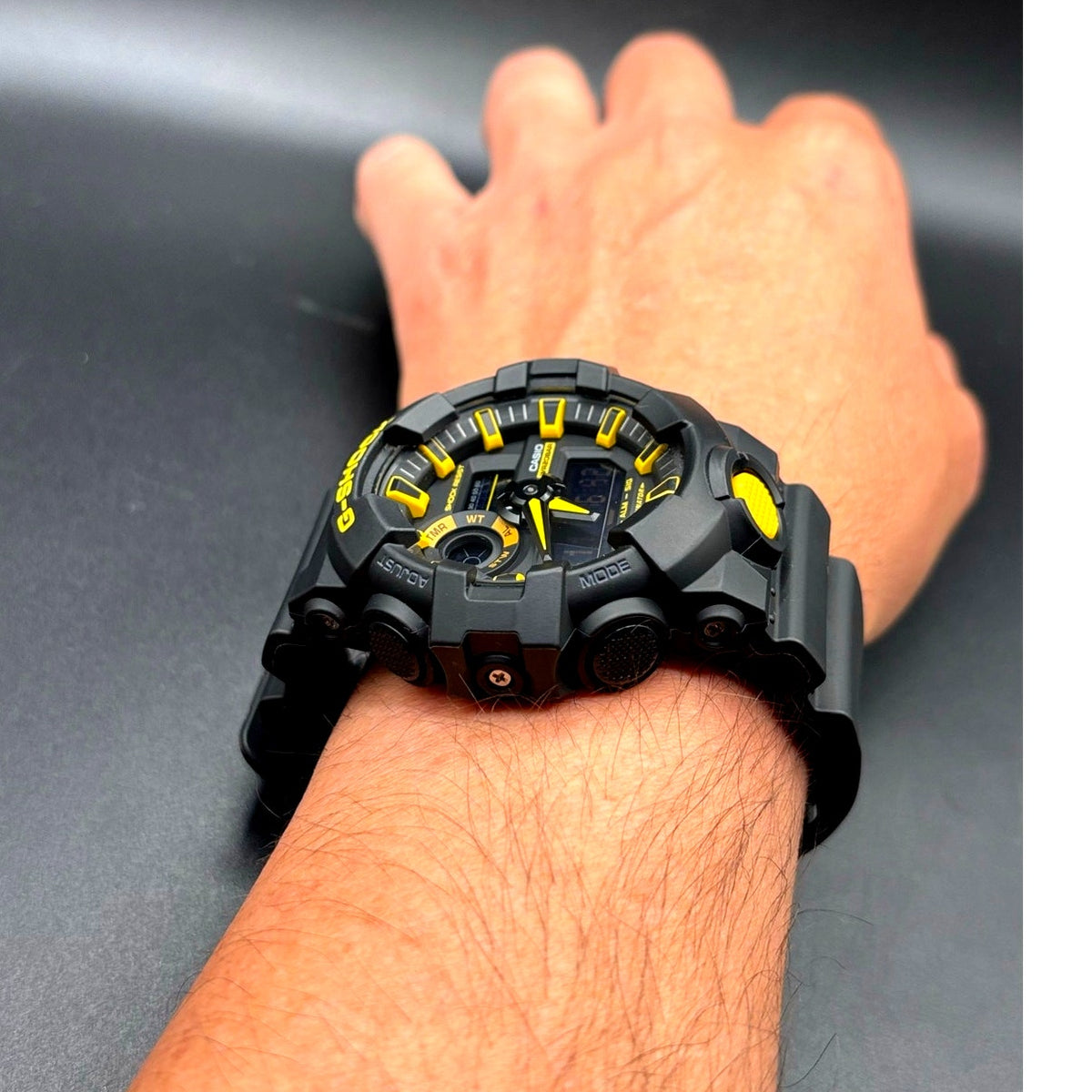 Casio G-Shock GA-700CY-1A Caution Yellow Black Analog Digital Men’s Watch