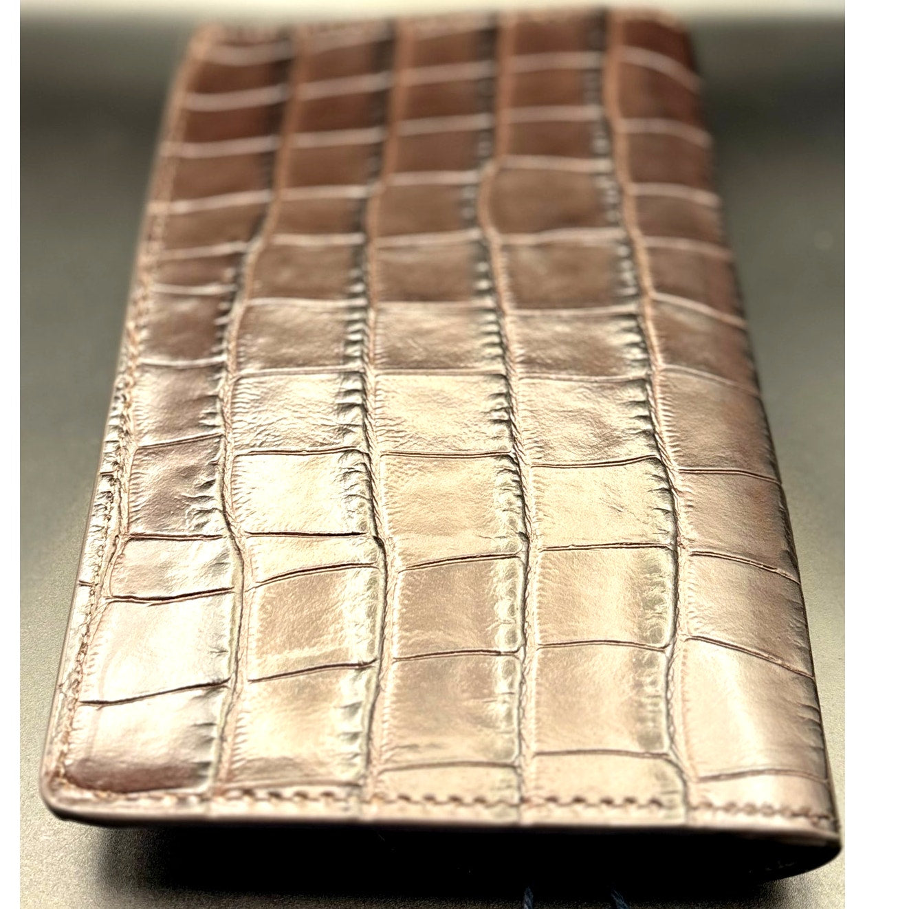 Dooney & Bourke Oakdale Milly Wristlet Espresso Embossed Calfskin Leather NWT