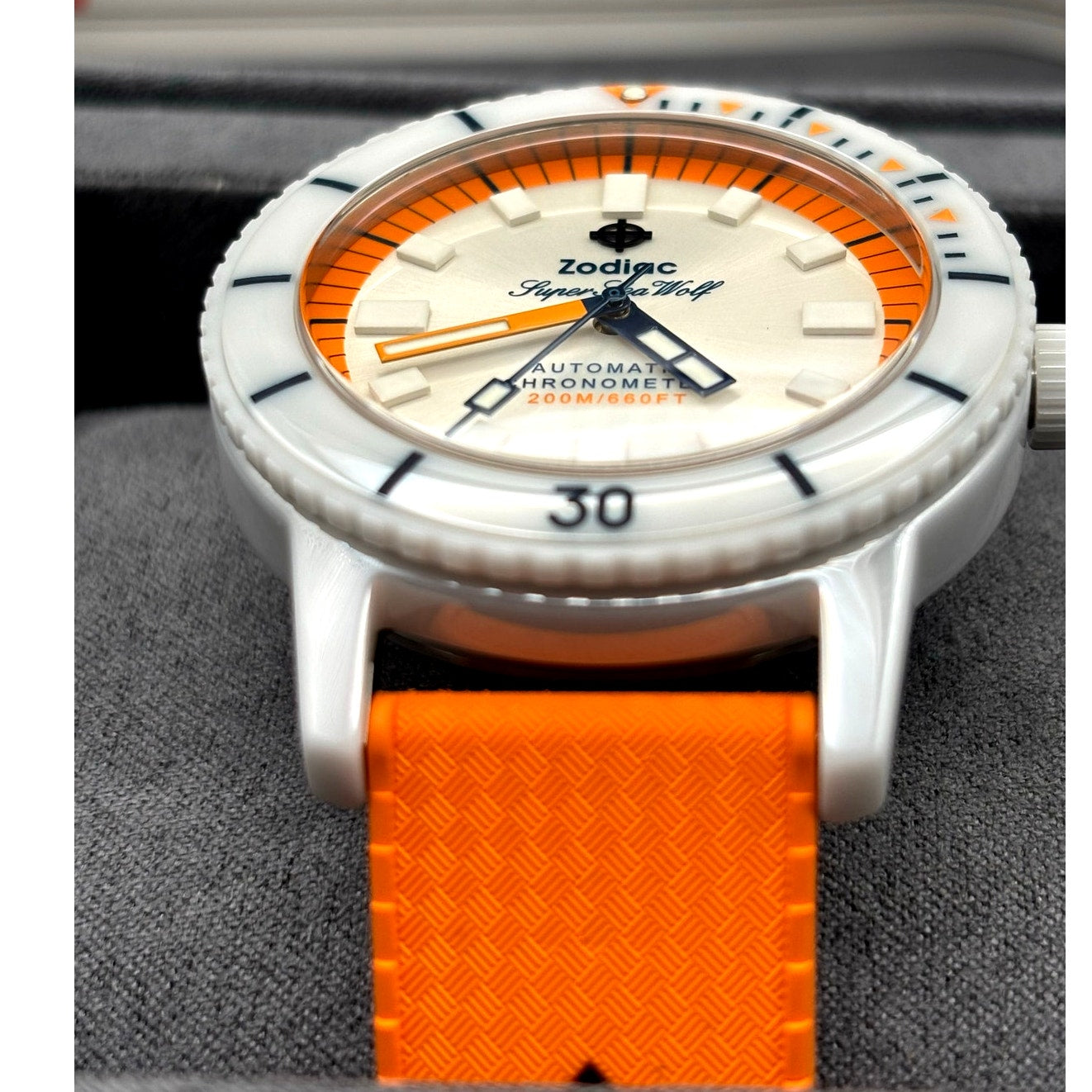 Zodiac Super Sea Wolf ZO9591 Men’s Automatic COSC Diver Watch NIBWT