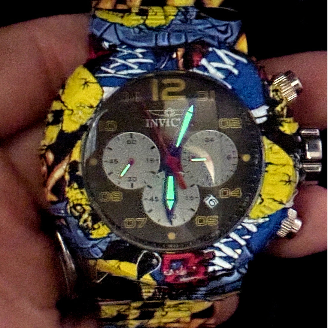 Invicta 36774 Zager Exclusive Graffiti Hydroplated 52mm Chronograph NIB