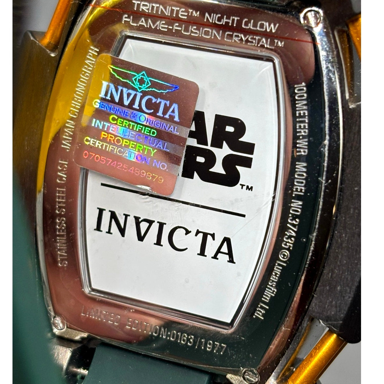 Invicta Star Wars Boba Fett Diablo 37435 LE Chronograph 53mm Watch  NIB