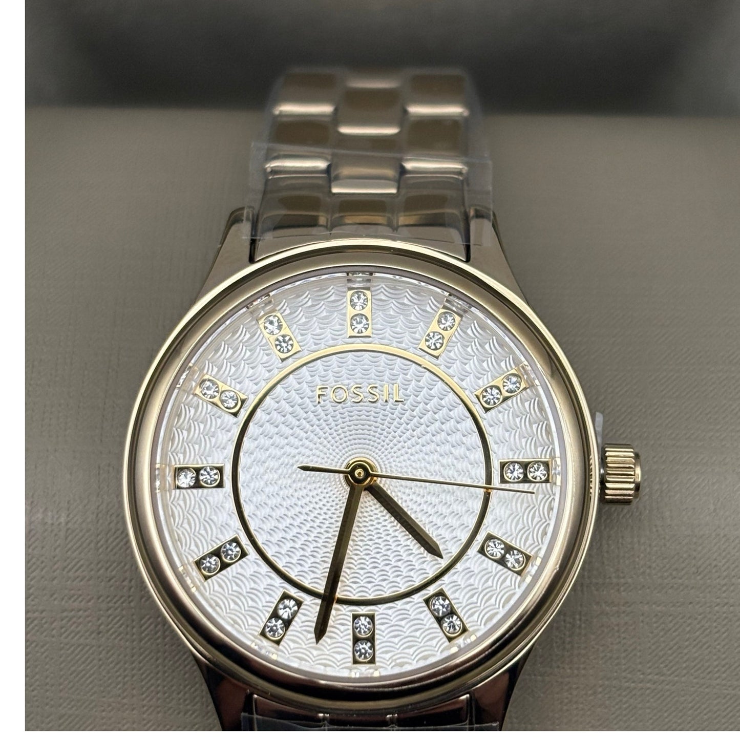 Fossil BQ3916 Women’s Modern Sophisticate 30mm Gold-Tone Stainless Steel – NWBT