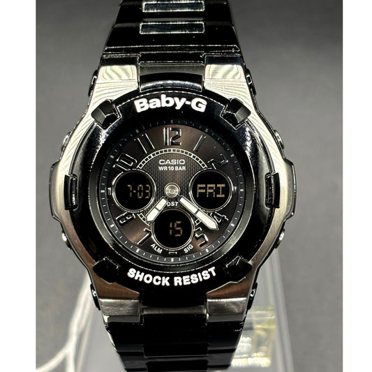 Casio Baby-G BGA110-1B2 Analog Digital Black Women’s Watch Discontinued