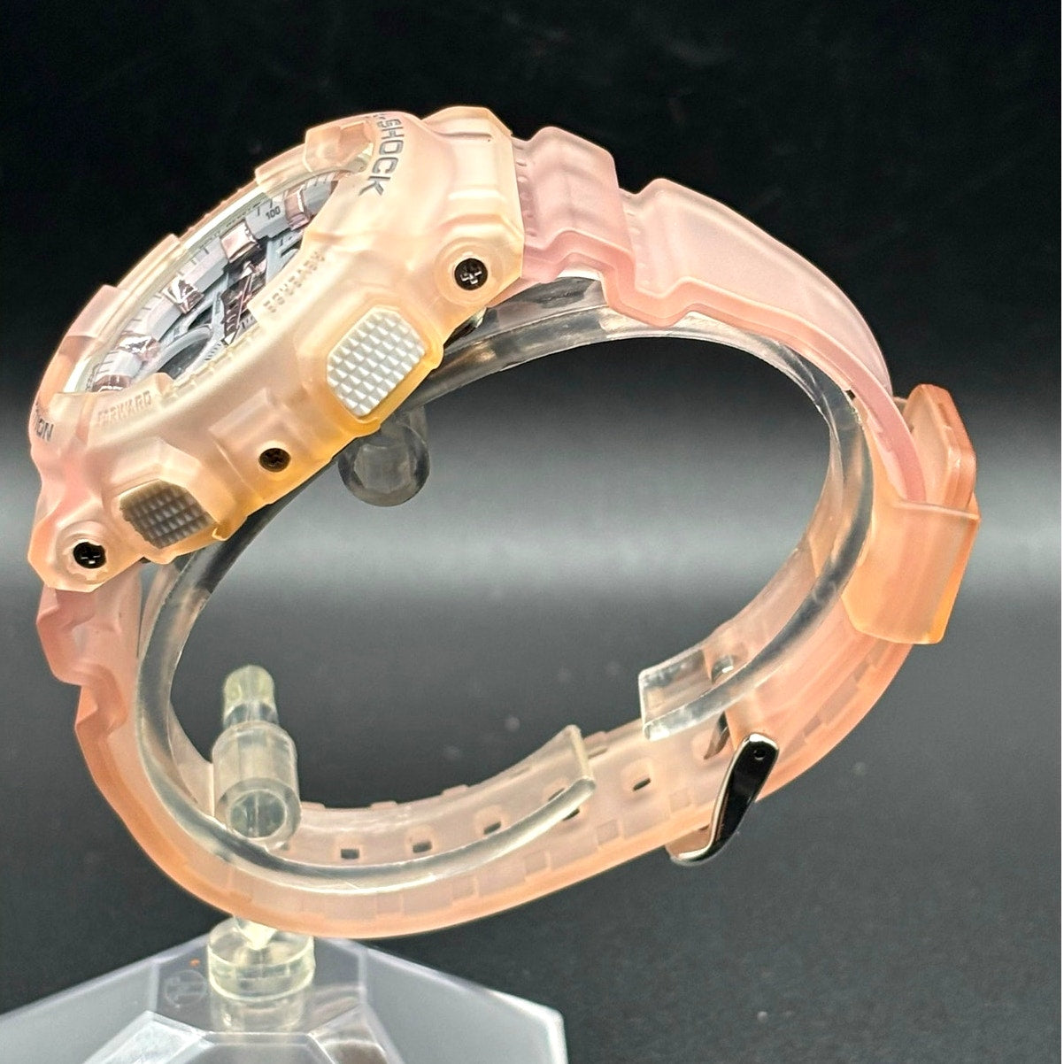 Casio G-Shock GMA-S140NP-4A Clear Pink Analog Digital Women's Watch NIB