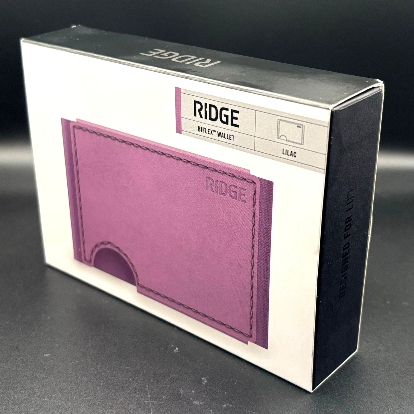Ridge Biflex Leather Wallet RFID Blocking Slim Minimalist Card Holder NIBWT