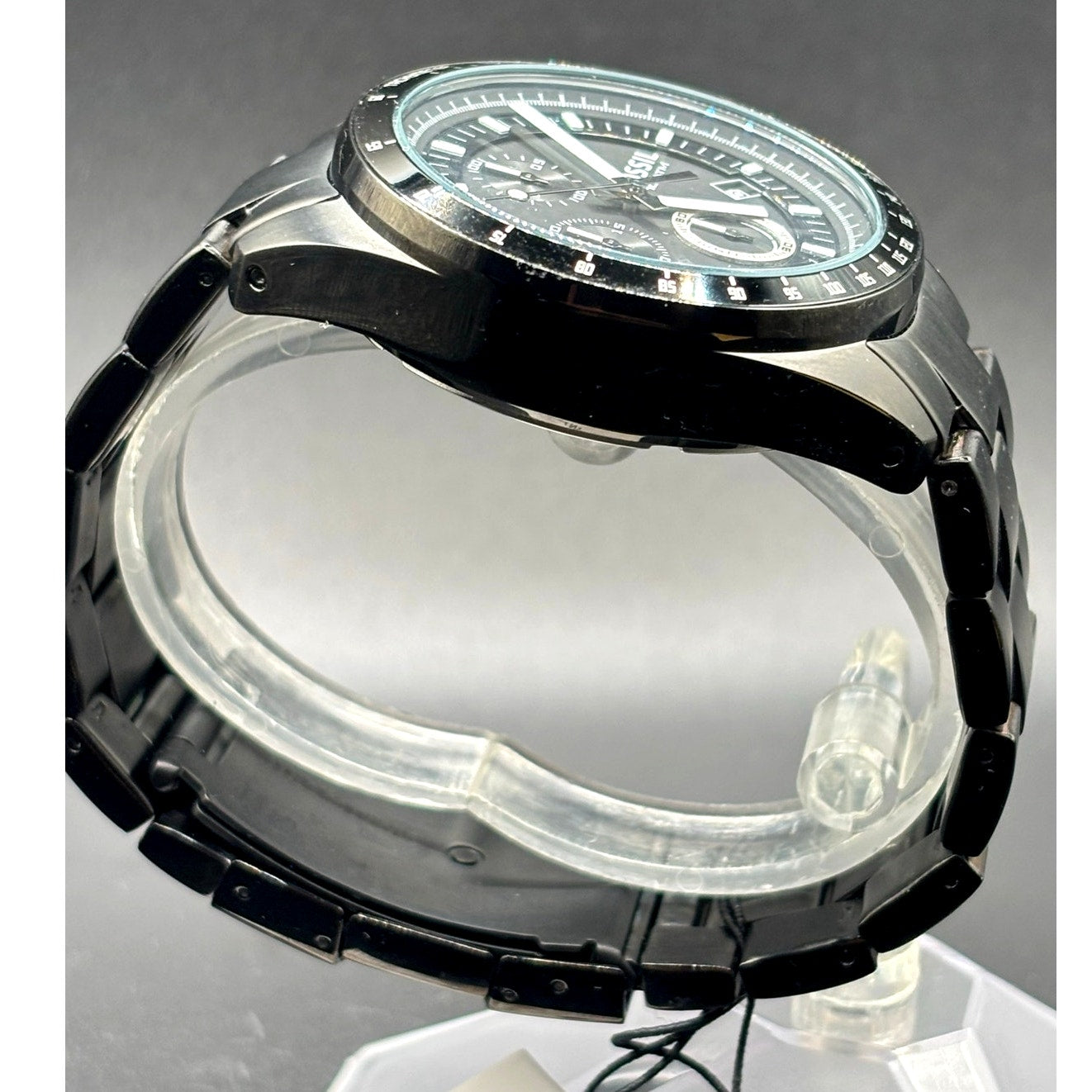 Fossil Decker CH2601 Black IP Stainless Steel Chronograph Men’s Watch NIB