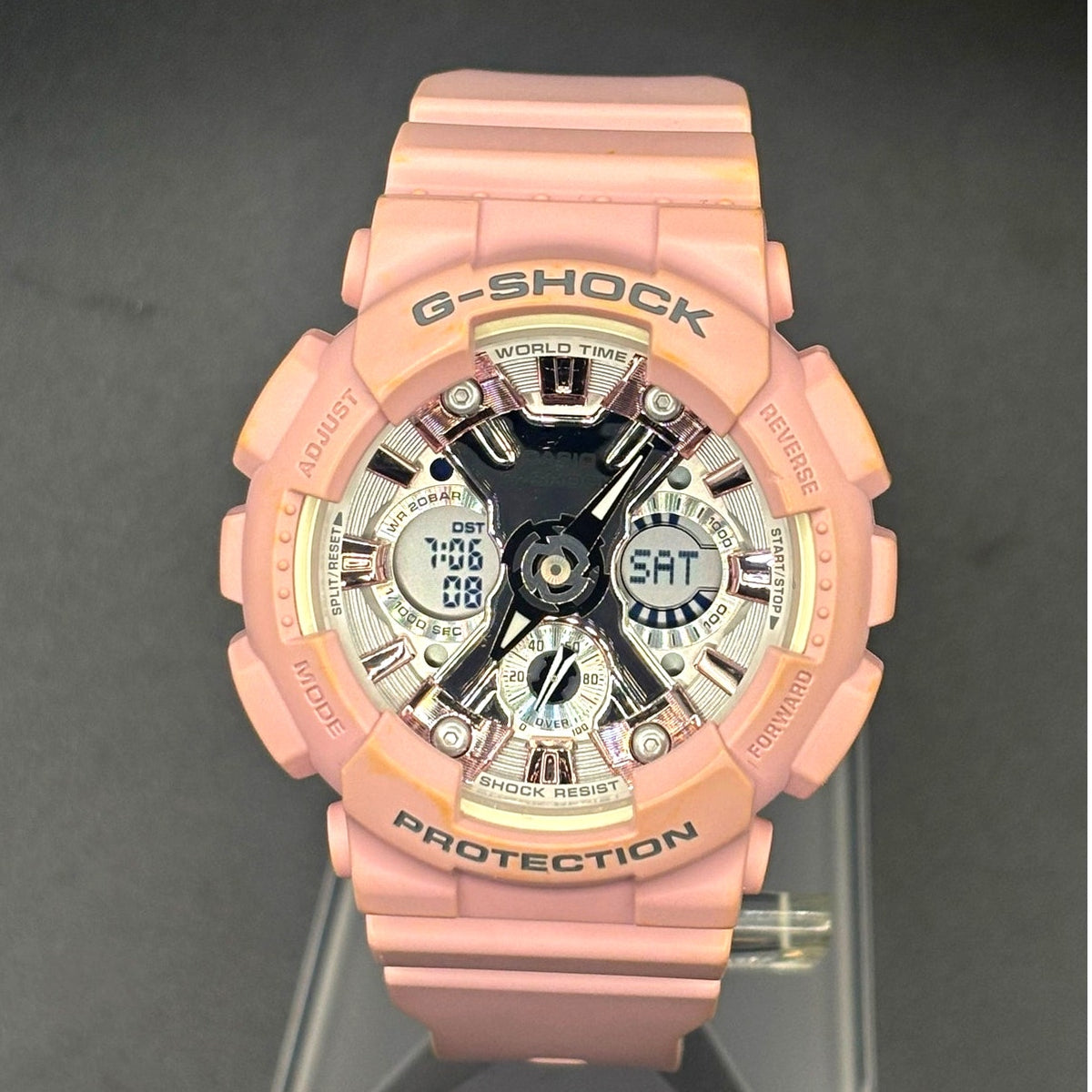 Casio G-Shock GMA-S120NP-4A Neo Punk Pink Analog Digital Women’s Watch