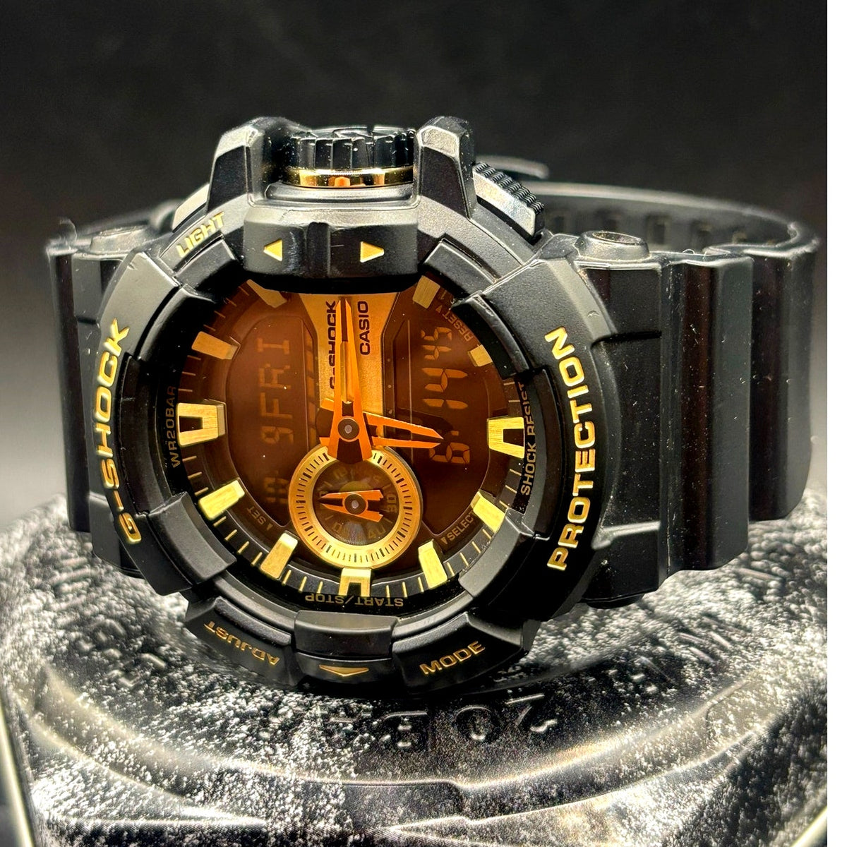 Casio G-Shock GA-400GB-1A9 Black Gold Analog Digital Men’s Watch 55mm