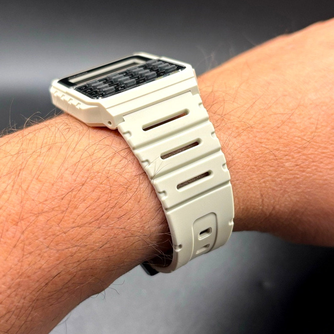Casio CA53WF-8B Data Bank Retro Calculator Vintage White Resin Digital Watch